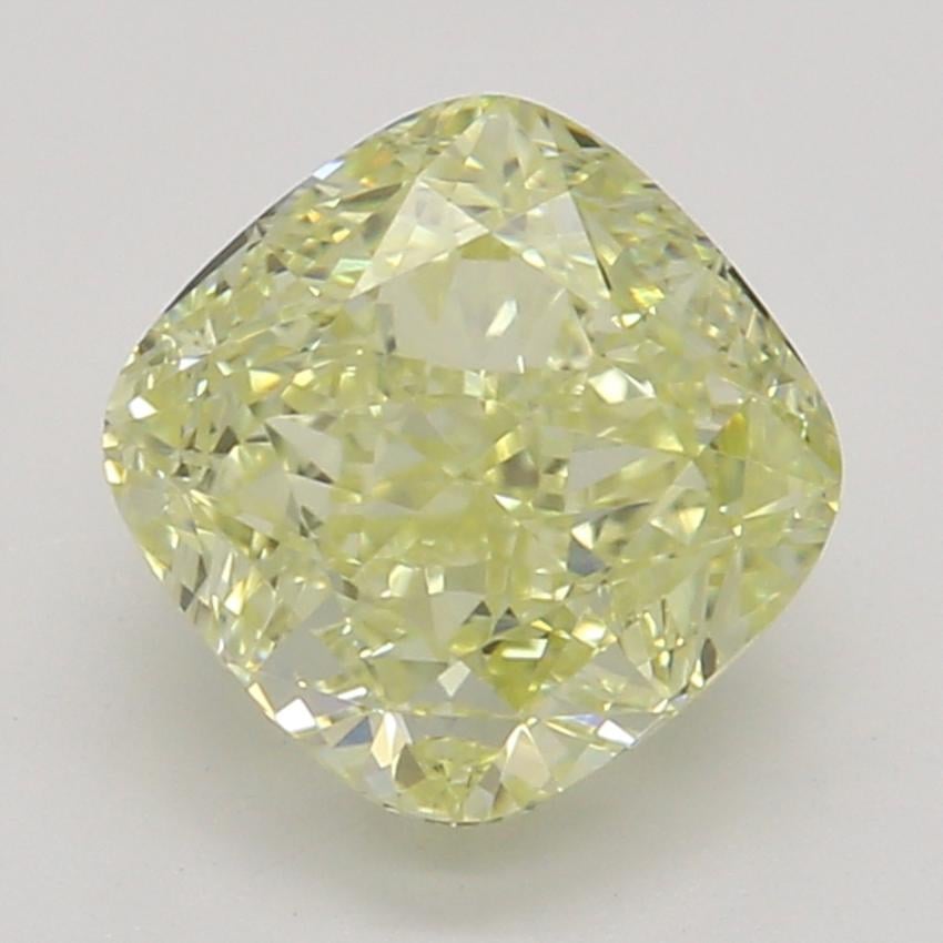 1.07 Ct. Fancy Light Yellow Cushion Diamond