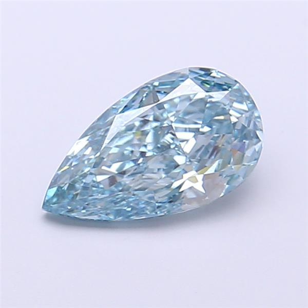 1.03 Ct. Fancy Vivid Blue Pear Lab Grown Diamond