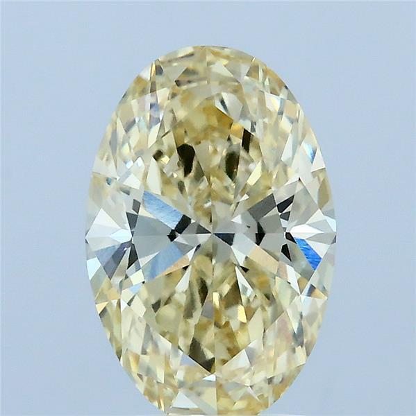 2.13 Ct. Fancy Intense Yellow Oval Lab Grown Diamond