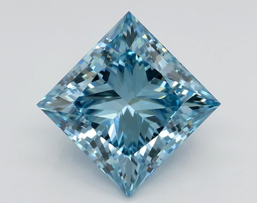3.20 Ct. Fancy Intense Blue Princess Lab Grown Diamond
