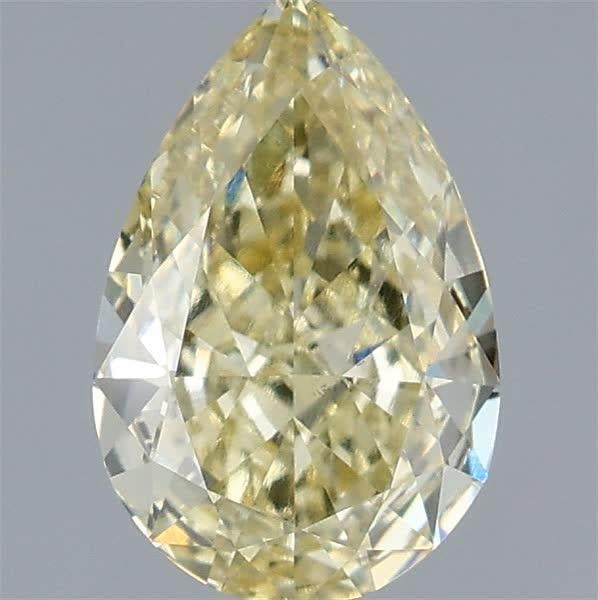 1.56 Ct. Fancy Yellow Pear Lab Grown Diamond
