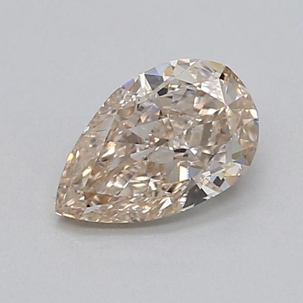 0.32 Ct. Very Light  Brown Pear Lab Grown Diamond