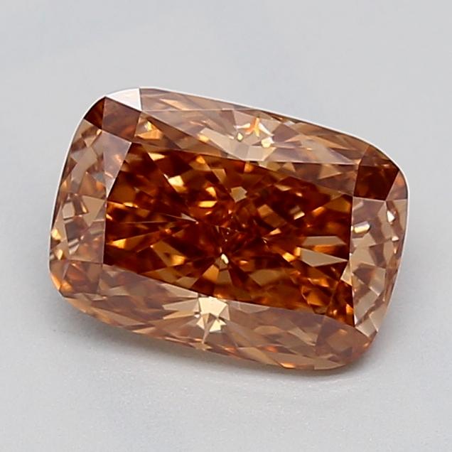 1.16 Ct. Fancy  Brown Cushion Lab Grown Diamond
