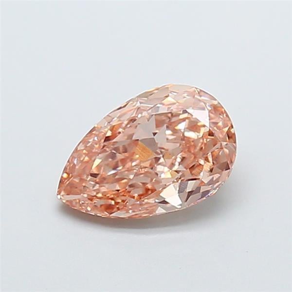 1.51 Ct. Fancy Orange Pear Lab Grown Diamond