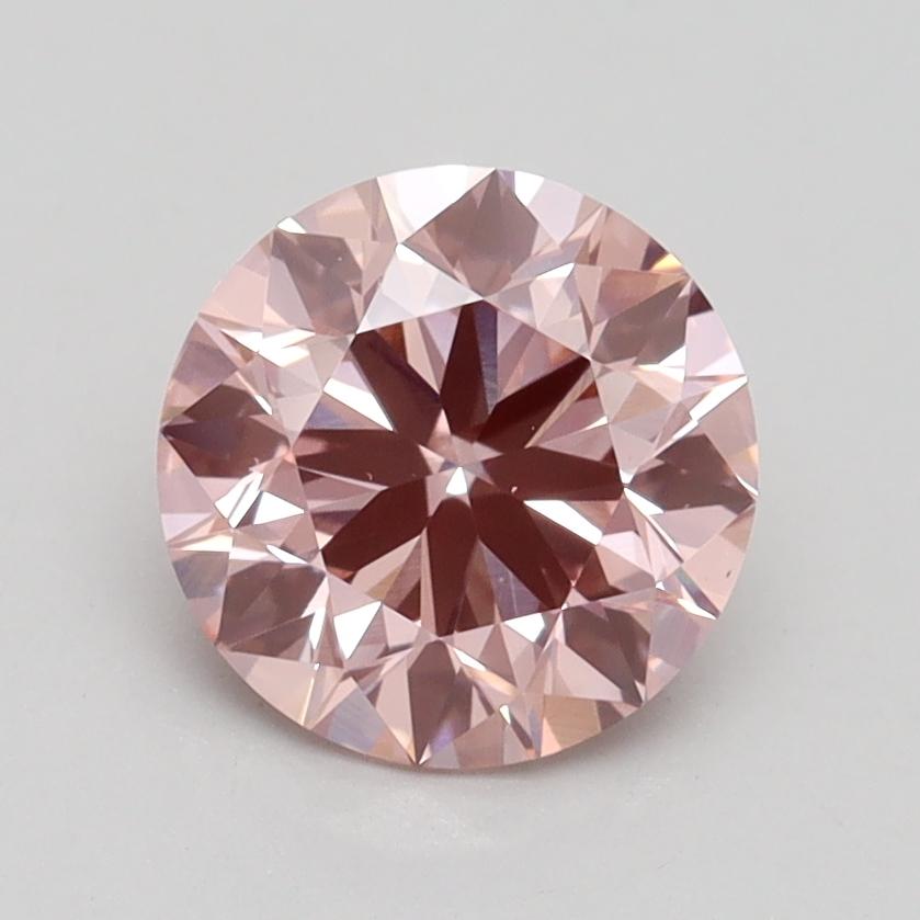1.5 Ct. Fancy Intense Pink Round Lab Grown Diamond