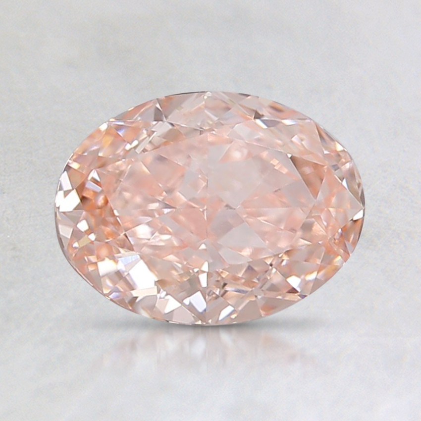 1.13 Ct. Fancy Intense Orangy Pink Oval Lab Grown Diamond