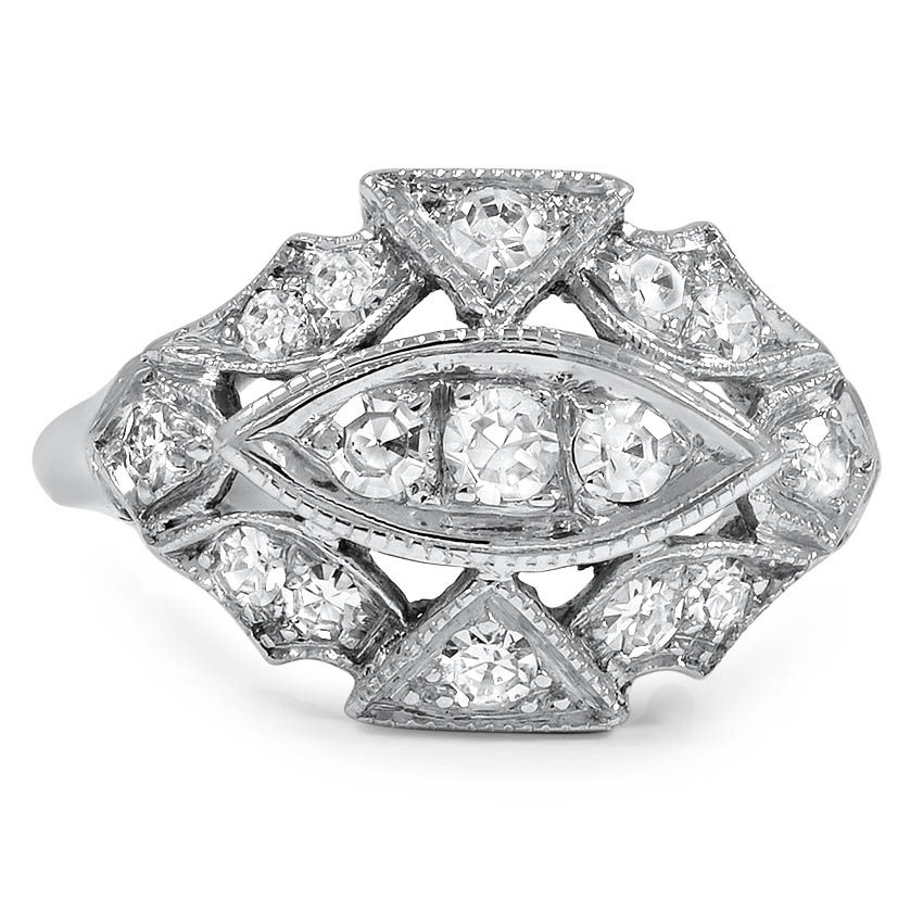 Retro Diamond Vintage Ring