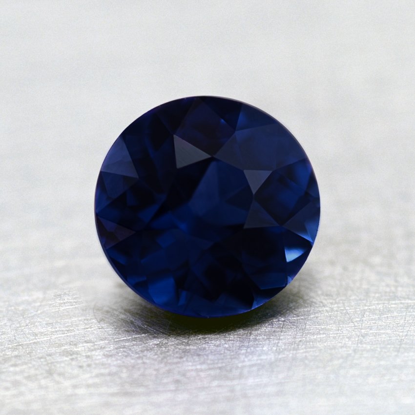 5.5mm Super Premium Vivid Blue Round Sapphire