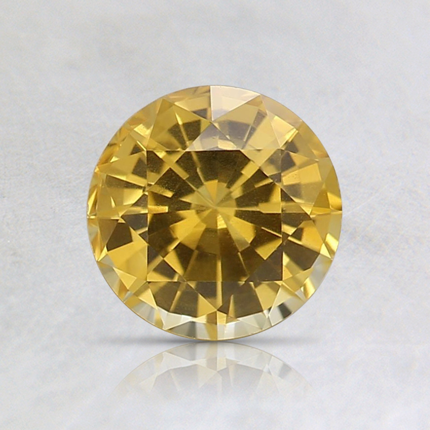6mm Yellow Round Sapphire
