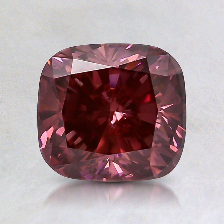1.68 Ct. Fancy Deep Pink Cushion Lab Grown Diamond