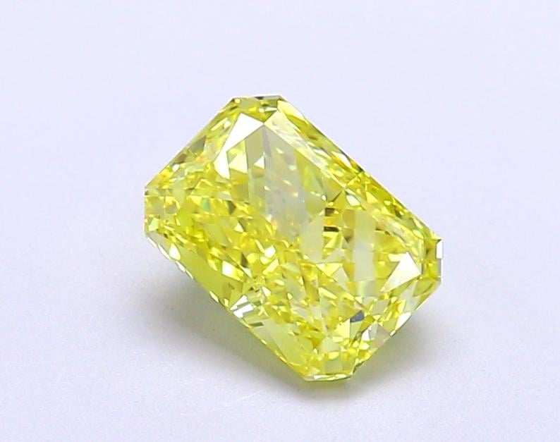 1.05 Ct. Fancy Vivid Yellow Radiant Lab Grown Diamond