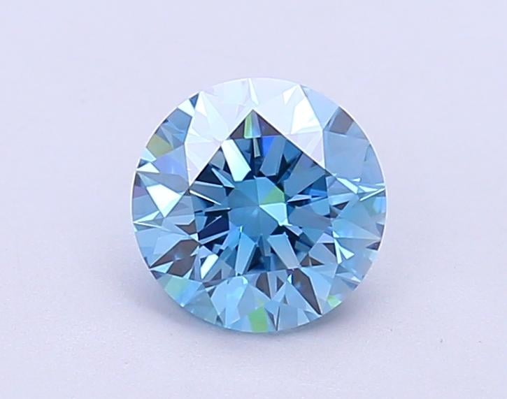 1.02 Ct. Fancy Vivid Blue Round Lab Grown Diamond