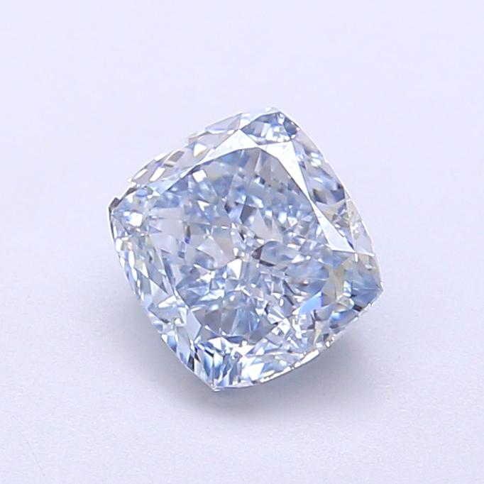 1.14 Ct. Fancy Intense Blue Cushion Lab Grown Diamond