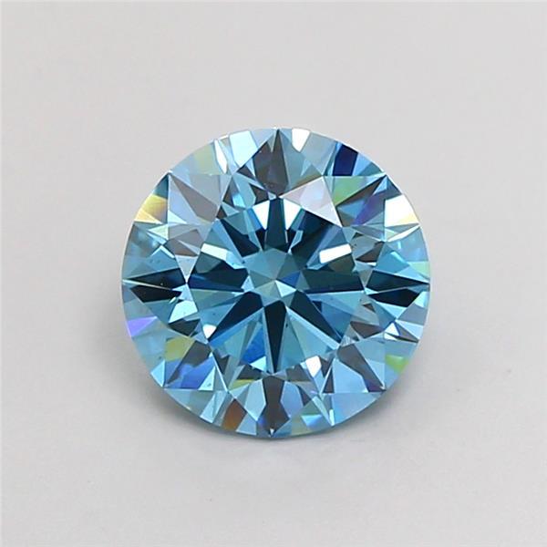1.92 Ct. Fancy Vivid  Blue Round Lab Grown Diamond