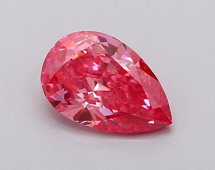 1.05 Ct. Fancy Vivid  Pink Pear Lab Grown Diamond