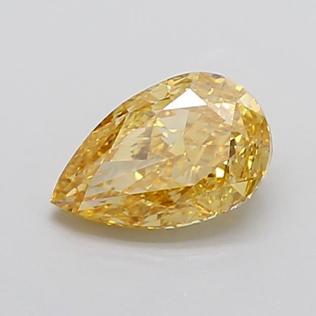 2.08 Ct. Fancy Intense Brownish Yellow Pear Lab Grown Diamond