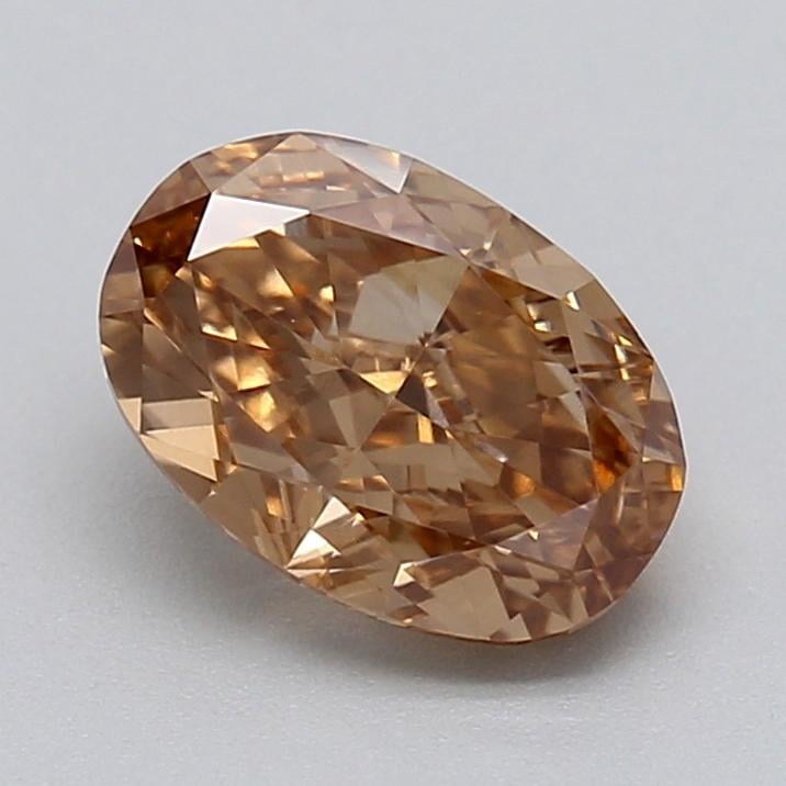 0.75 Ct. Fancy  Brown Oval Lab Grown Diamond