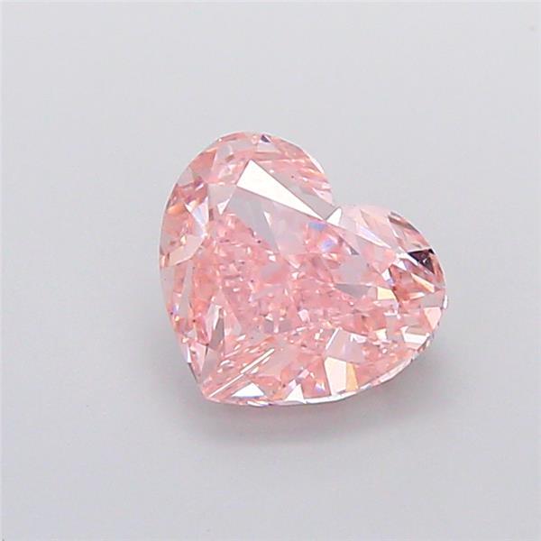 2.31 Ct. Fancy Intense Pink Heart Lab Grown Diamond