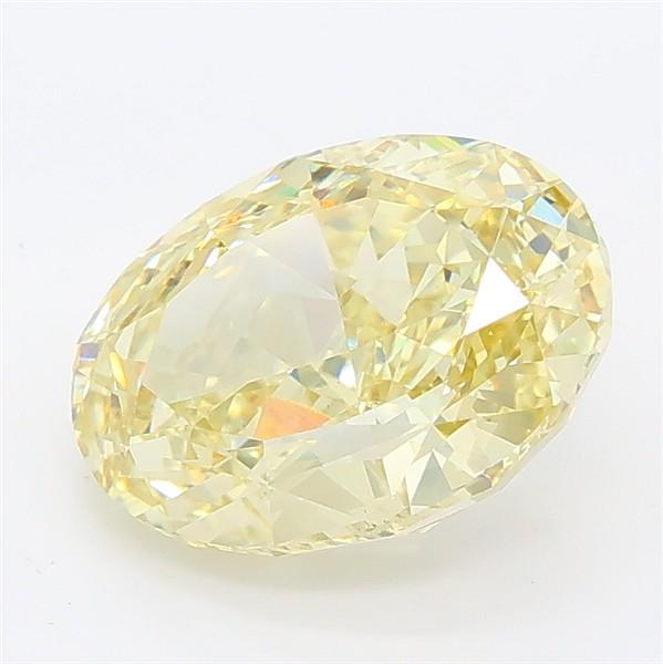 2.64 Ct. Fancy Yellow Oval Lab Grown Diamond