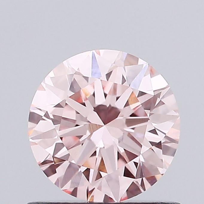 0.72 Ct. Fancy Intense Pink Round Lab Grown Diamond
