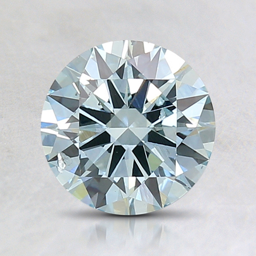 1.30 Ct. Fancy Blue Round Lab Created Diamond