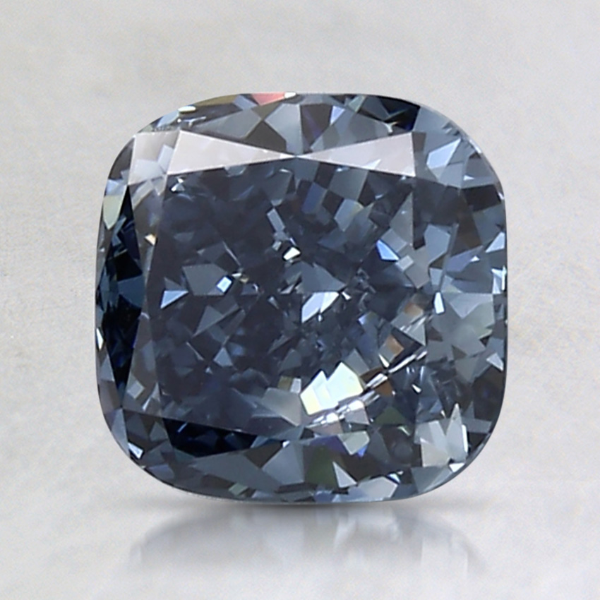 1.66 Ct. Fancy Deep Blue Cushion Lab Grown Diamond