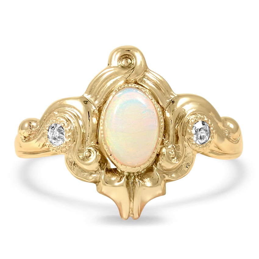 Art Nouveau Opal Vintage Ring