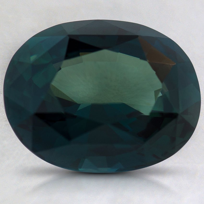 9.7x7.9mm Premium Teal Oval Sapphire