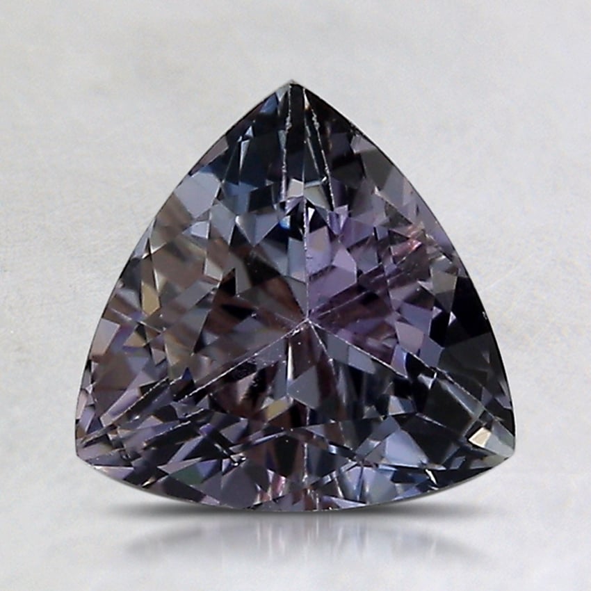 7.6mm Unheated Parti-Color Trillion Tanzanite