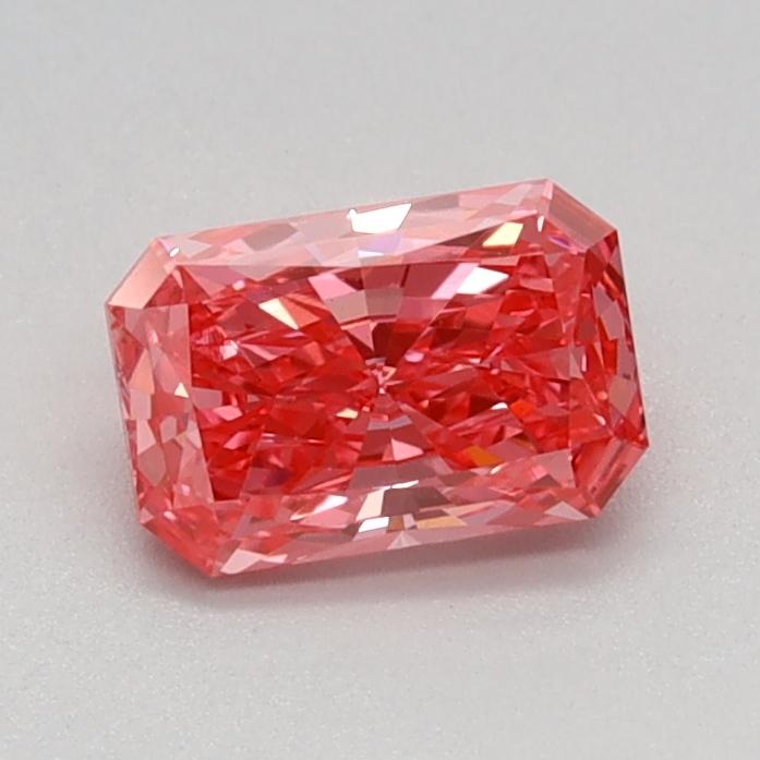 0.52 Ct. Fancy Vivid Pink Radiant Lab Grown Diamond