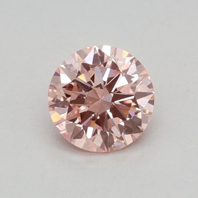 0.32 Ct. Fancy Intense Pink Round Lab Grown Diamond