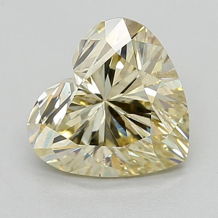 1.89 Ct. Fancy Yellow Heart Lab Grown Diamond