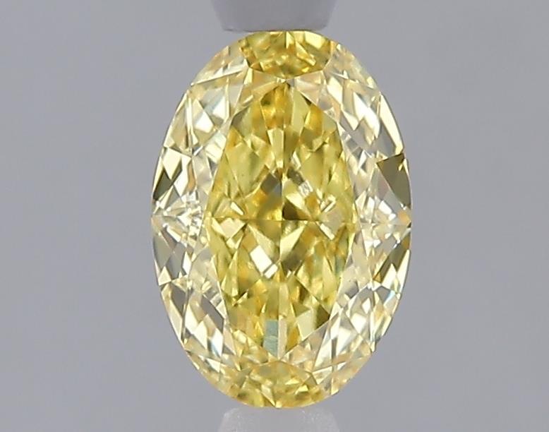 1.09 Ct. Fancy Vivid Yellow Yellow Oval Lab Grown Diamond