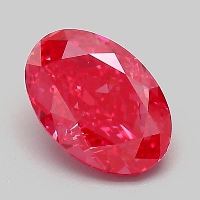 1.09 Ct. Fancy Vivid Pink Oval Lab Grown Diamond