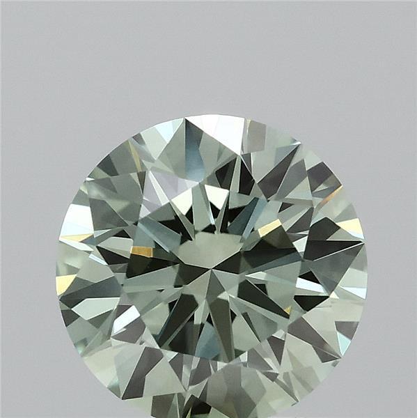 1.14 Ct. Fancy Intense Green Round Lab Grown Diamond