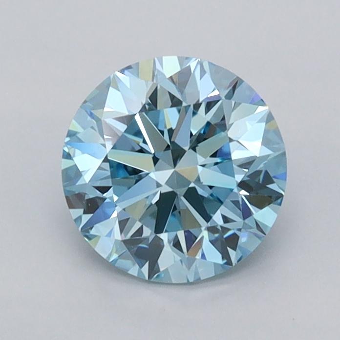 1.04 Ct. Fancy Vivid  Blue Round Lab Grown Diamond