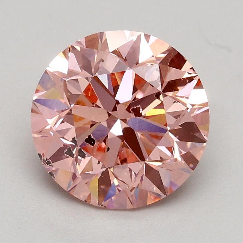1.50 Ct. Fancy Intense Pink Round Lab Grown Diamond