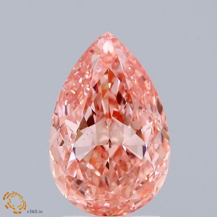 2.02 Ct. Fancy Pink Pear Lab Grown Diamond