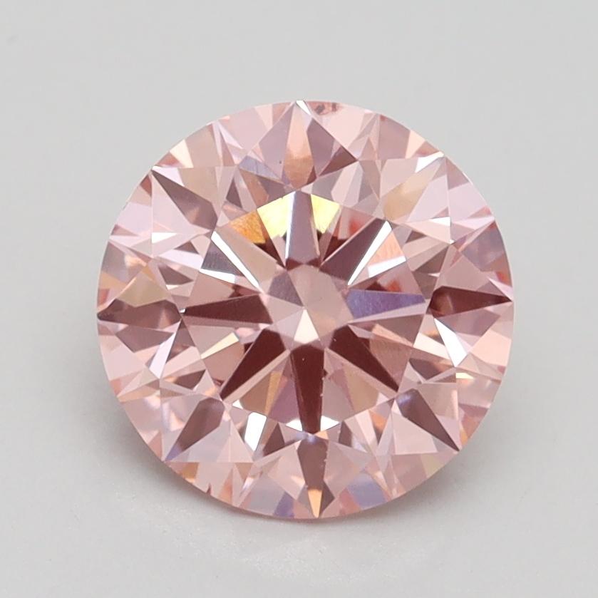1.85 Ct. Fancy Intense Pink Round Lab Grown Diamond