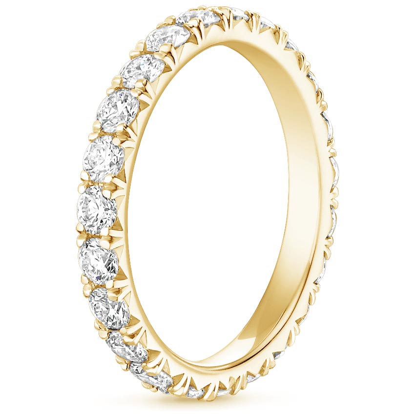 18K Yellow Gold Luxe Anthology Eternity Diamond Ring (1 1/3 ct. tw.), large side view