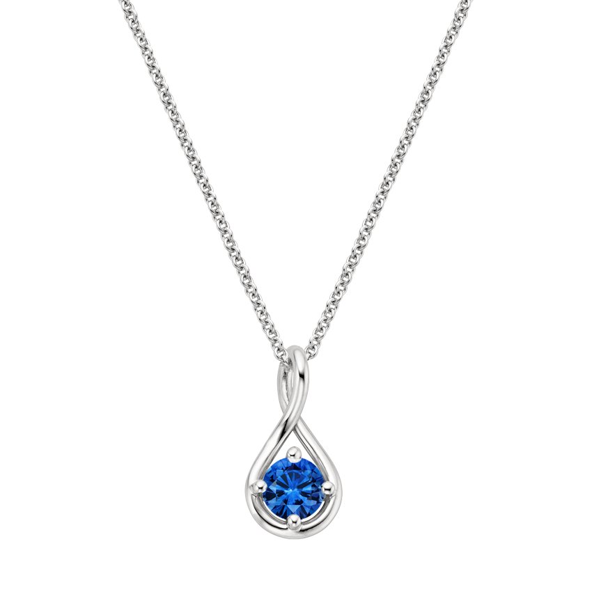 Sapphire Twist Necklace | Brilliant Earth