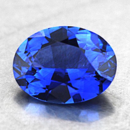 7.4x5.7mm Blue Oval Sapphire