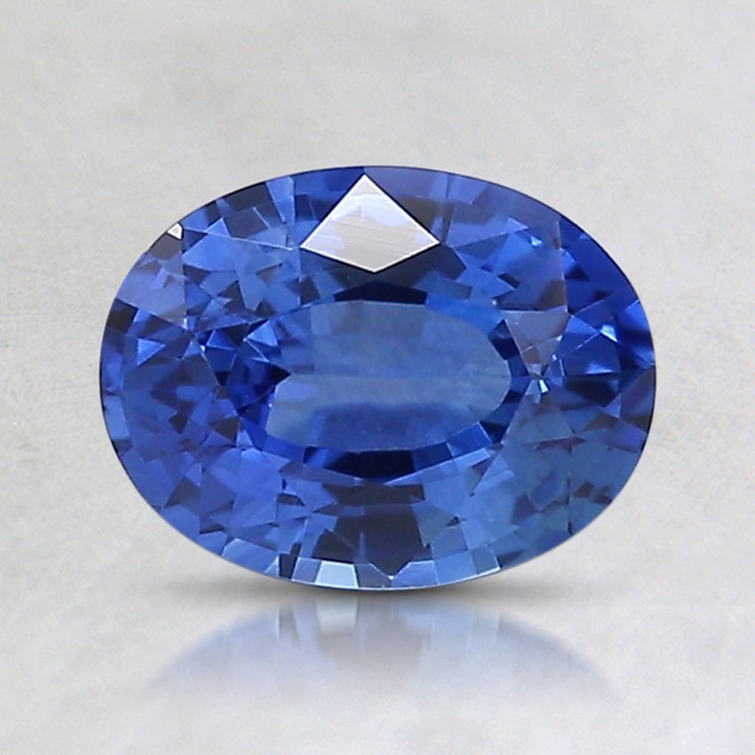 7.5x5.7mm Blue Oval Sapphire