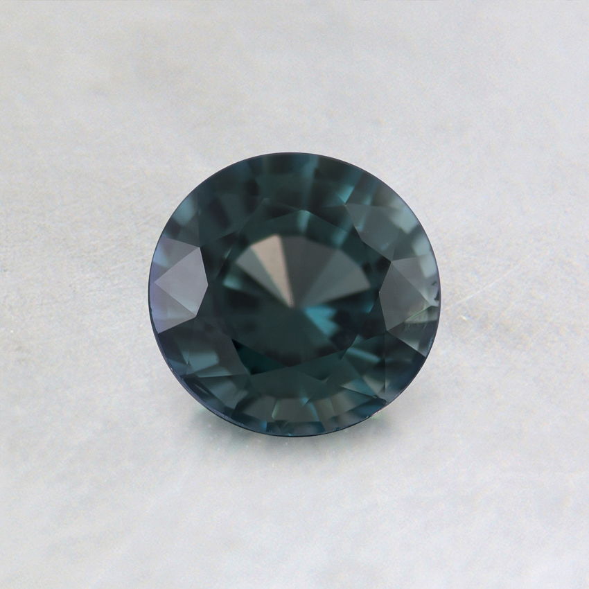 5mm Unheated Teal Round Sapphire