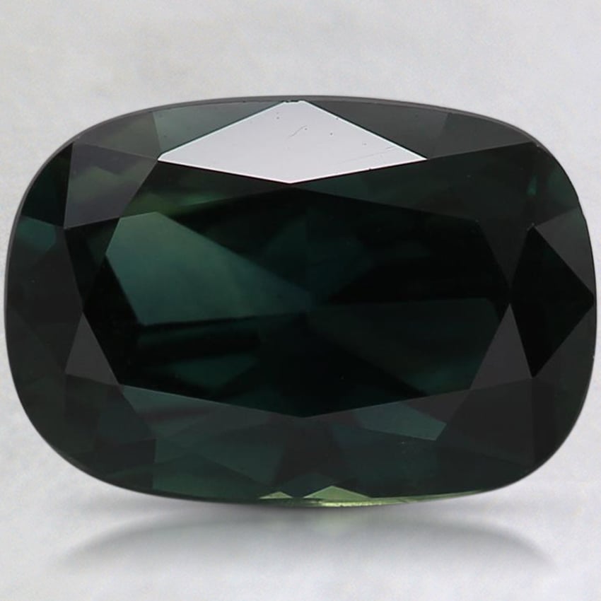 10x6.9mm Unheated Teal Cushion Australian Sapphire