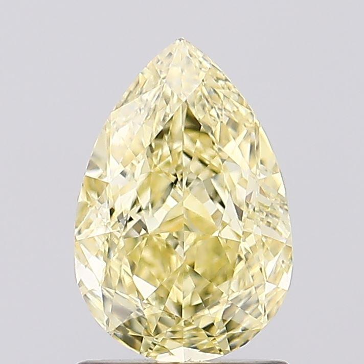 1.18 Ct. Fancy Intense Yellow Pear Lab Grown Diamond