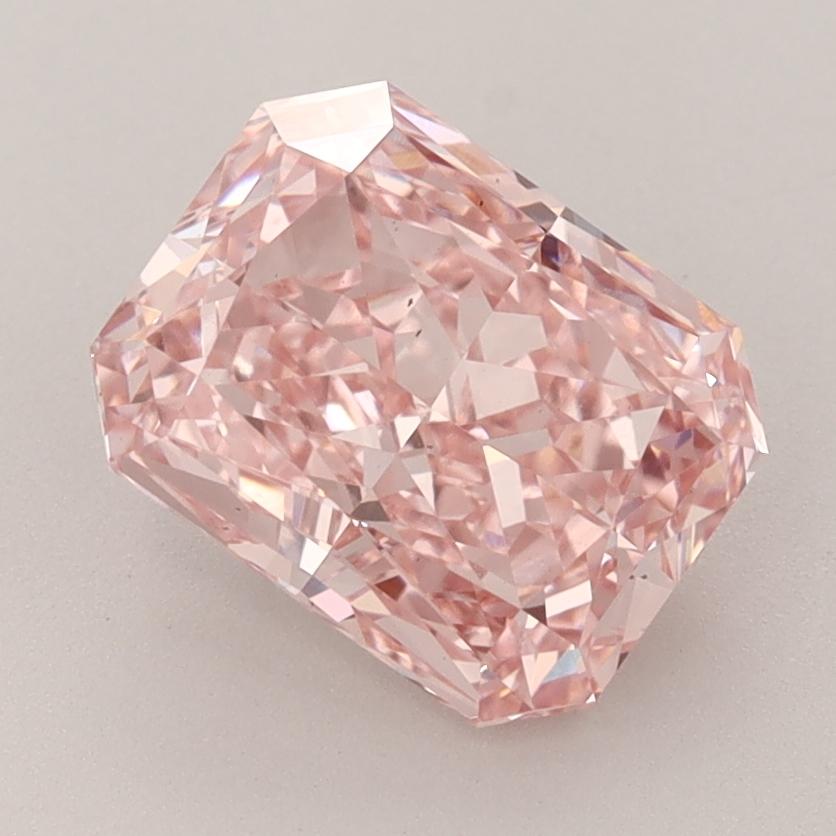 2.64 Ct. Fancy Vivid  Pink Radiant Lab Grown Diamond