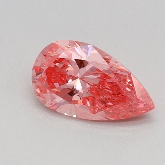 0.37 Ct. Fancy Vivid Pink Pear Lab Grown Diamond
