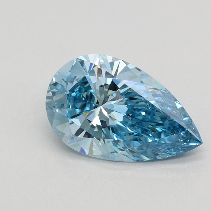 1.06 Ct. Fancy Vivid Blue Pear Lab Grown Diamond