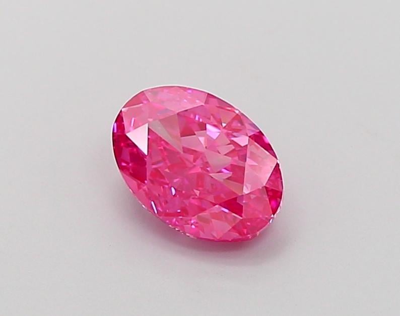 1.02 Ct. Fancy Vivid Pink Oval Lab Grown Diamond